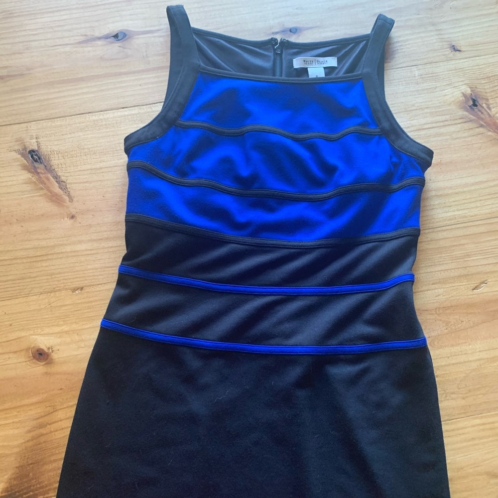 WHBM Black & Blue Dress